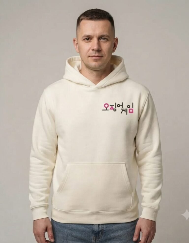 Hoodie Máscara De Látex Juego Del Calamar Squid Game Hombre