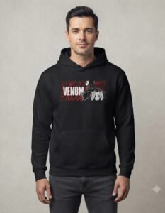 Hoodie Máscara De Látex Venom Hombre