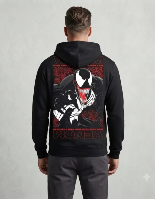Hoodie Máscara De Látex Venom Hombre