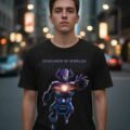 Playera Máscara De Látex Marvel Devourer Of Worlds Hombre