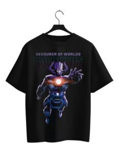 Playera Máscara De Látex Marvel Devourer Of Worlds Hombre