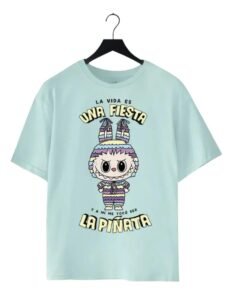 Playera Máscara De Látex La Vida Es Una Fiesta Hombre
