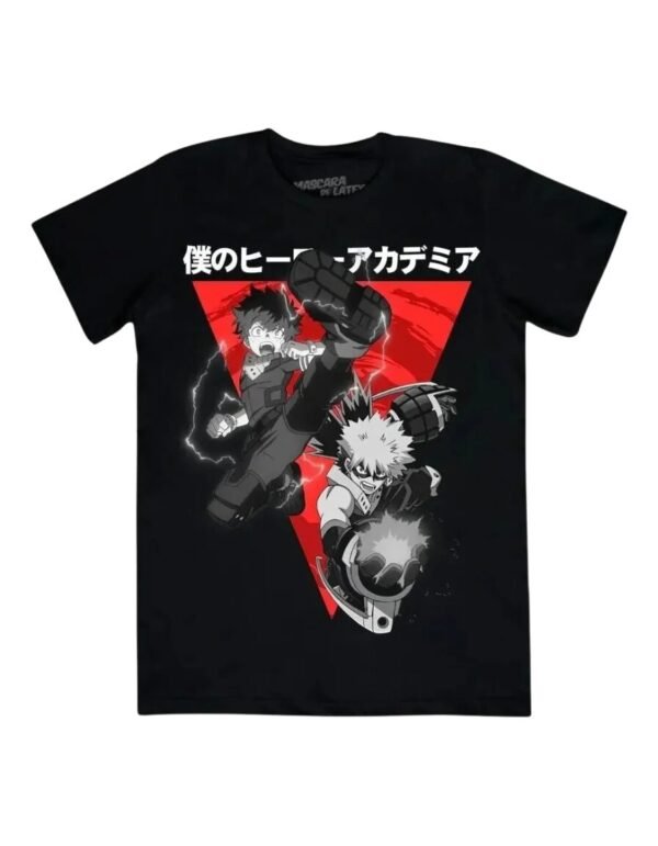 Playera Máscara De Látex Heroes Y Rivales Hombre