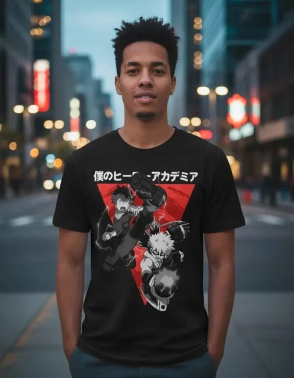 Playera Máscara De Látex Heroes Y Rivales Hombre