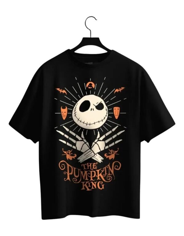 Playera Máscara De Látex The Pumpkin King Hombre