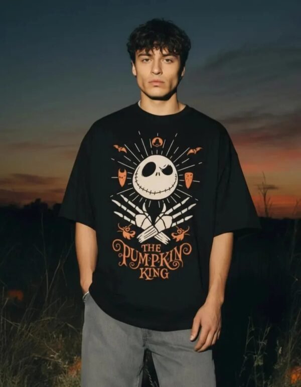 Playera Máscara De Látex The Pumpkin King Hombre
