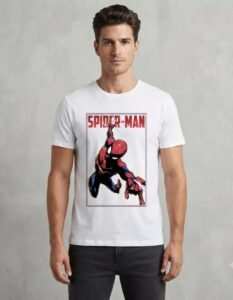 Playera Máscara De Látex Friendly Neighborhood Hombre