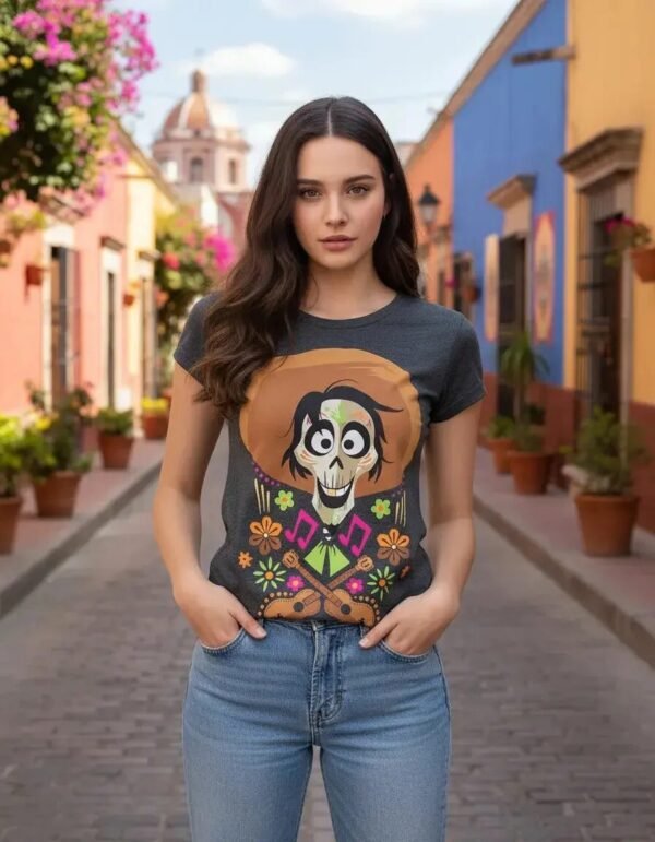 Playera Máscara De Látex Hector Mujer