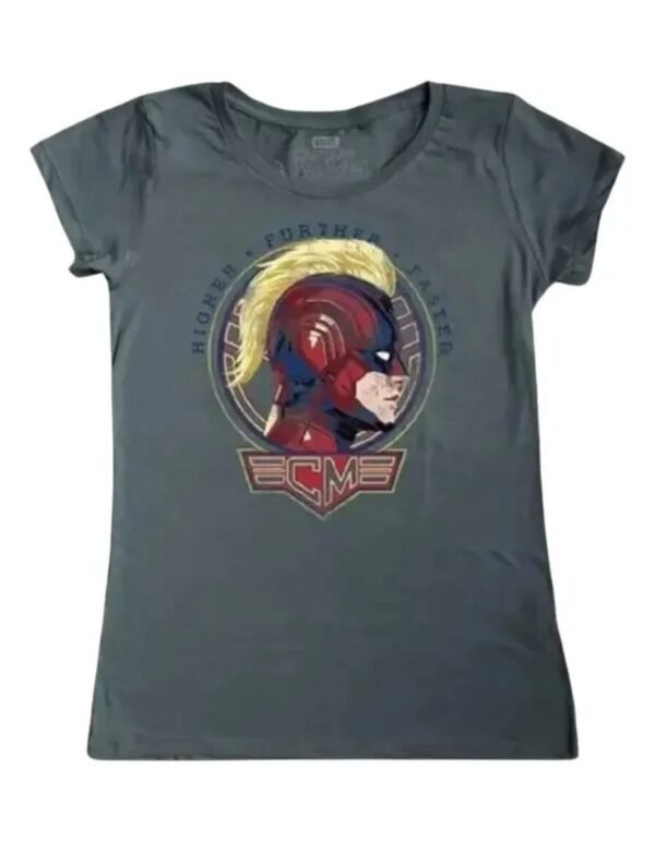 Playera Máscara De Látex Higher, Further, Faster Mujer