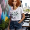Playera Máscara De Látex Dualshock Mujer
