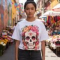 Playera Máscara De Látex Eterna Sonrisa Mujer