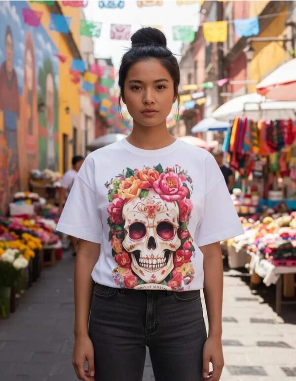 Playera Máscara De Látex Eterna Sonrisa Mujer