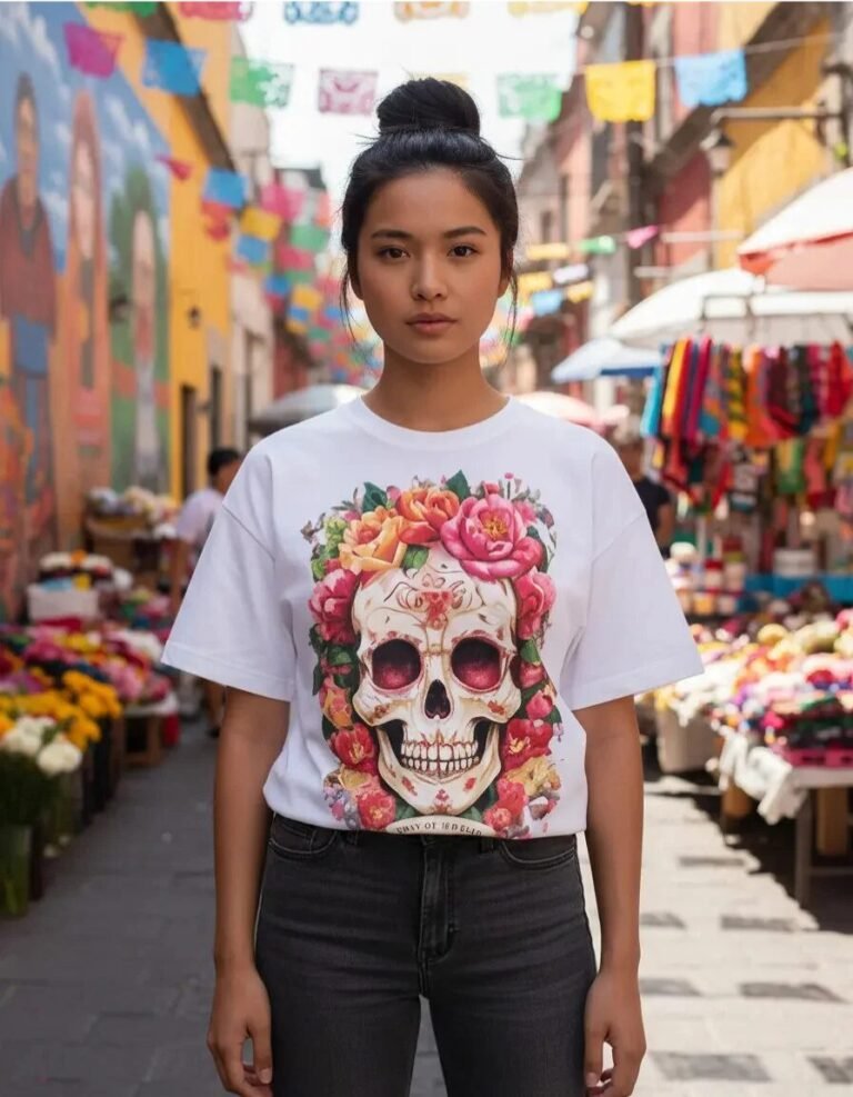 Playera Máscara De Látex Eterna Sonrisa Mujer