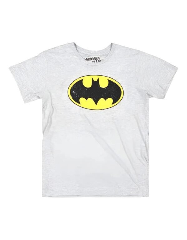 Playera Máscara De Látex Batman Logo Niño