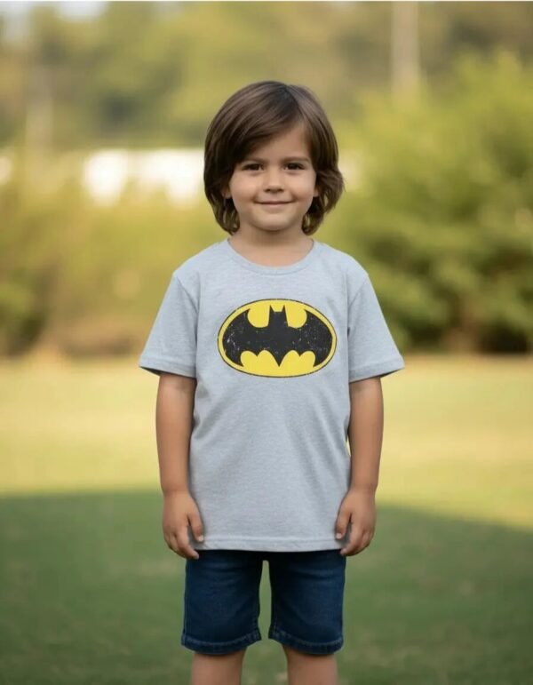 Playera Máscara De Látex Batman Logo Niño