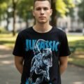 Playera Mascara De Látex Blue Hombre