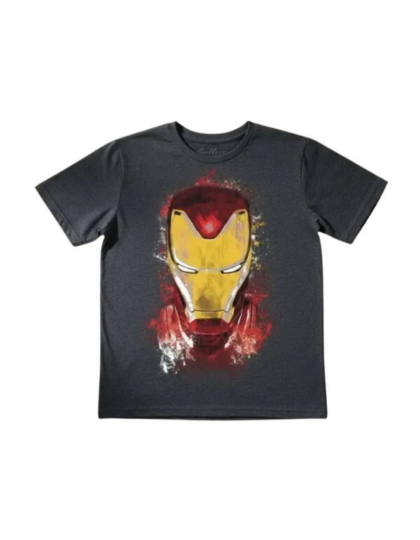 Playera Máscara De Látex Marvel Golden Avenger Niño