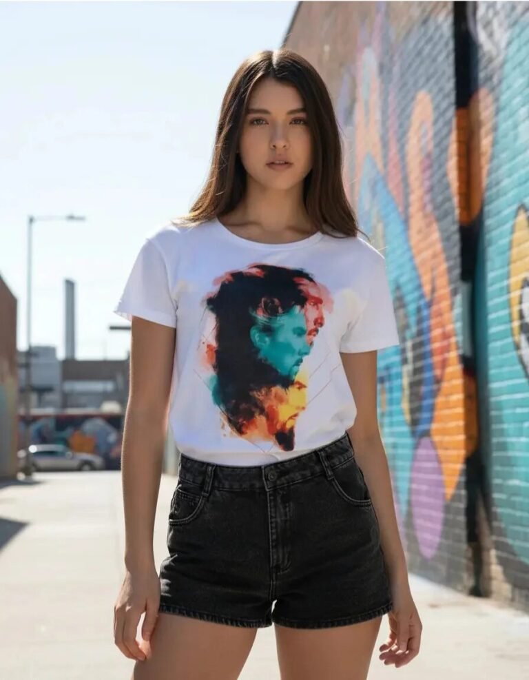 Playera Máscara De Látex Defender Mujer
