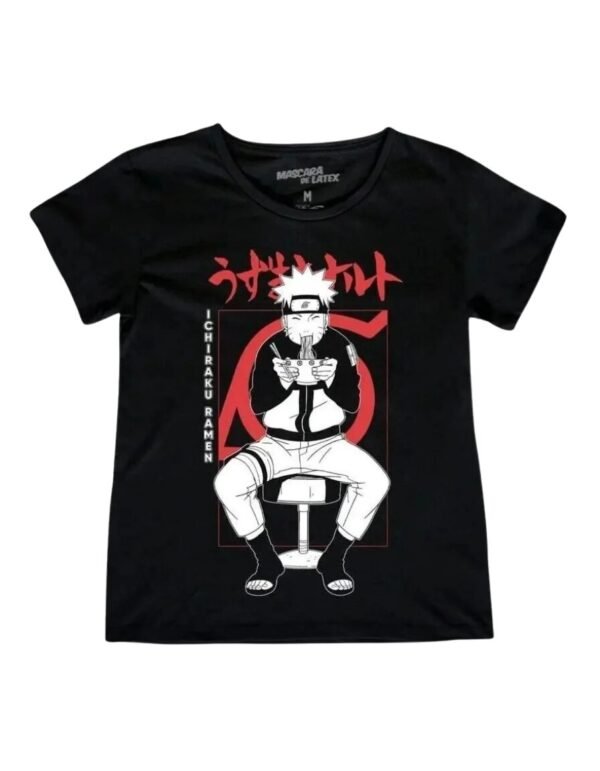 Playera Máscara De Látex Ichiraku Ramen Mujer
