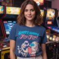 Playera Máscara De Látex Happy, Joy! Mujer