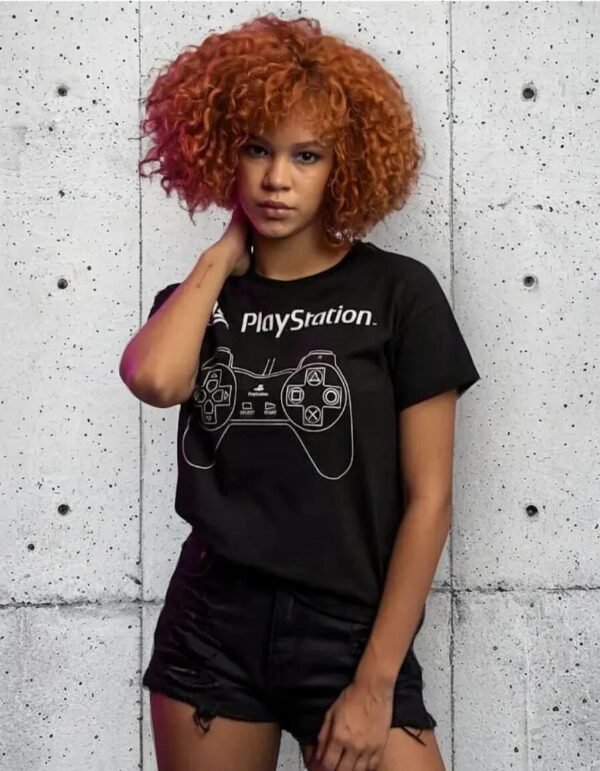 Playera Máscara De Látex Wired Controller Mujer Playera Máscara De Látex Wired Controller Mujer