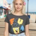 Playera Máscara De Látex Bob Esponja Fun Mujer
