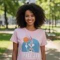 Playera Máscara De Látex Bugs In The Game Mujer