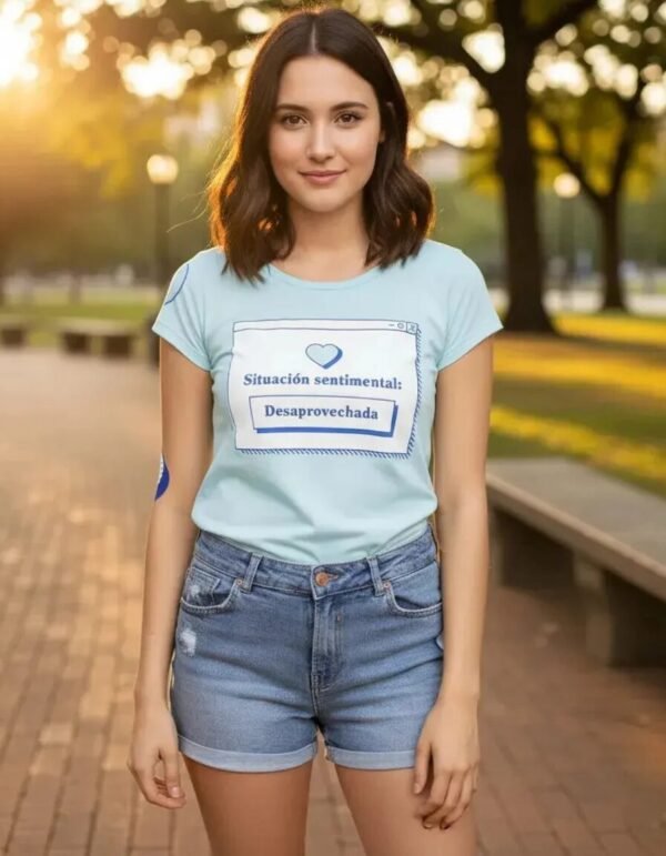 Playera Máscara De Látex Desaprovechada Mujer