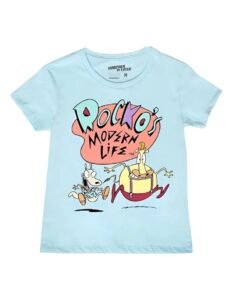 Playera Máscara De Látex Rocko Y Heffer Mujer