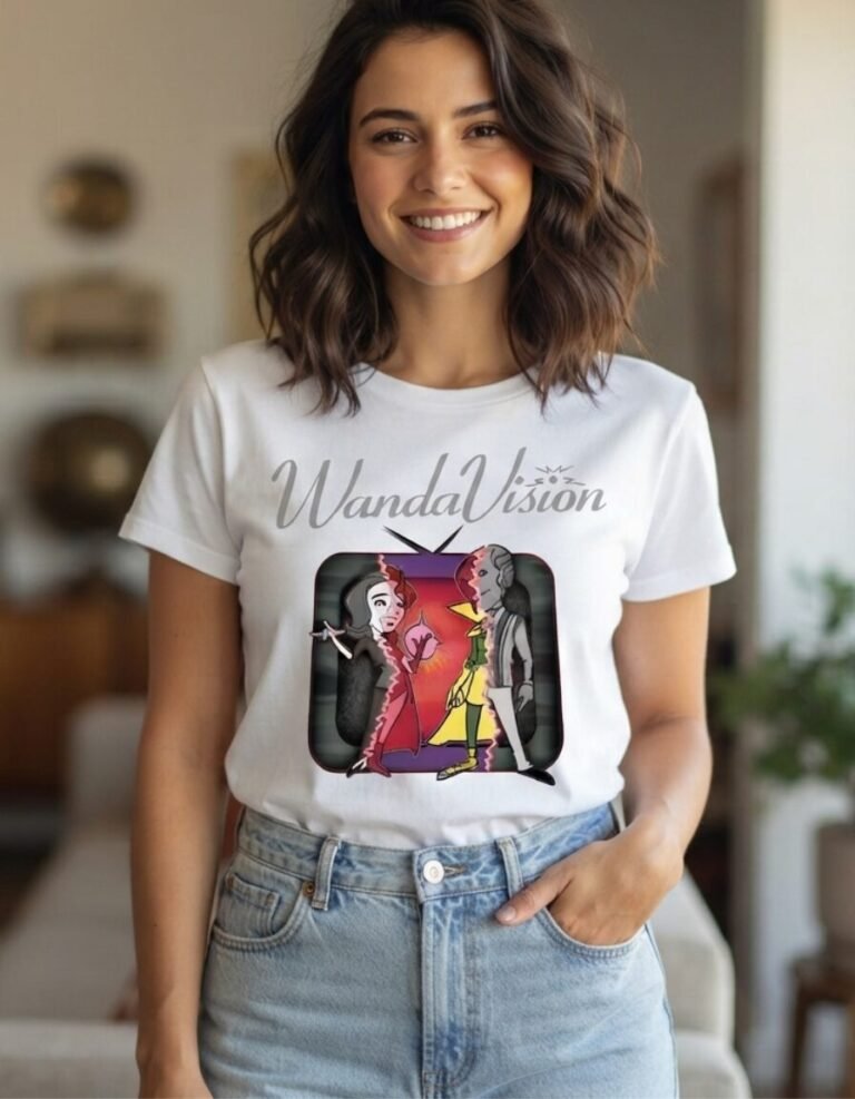 Playera Máscara De Látex Wandavision In Technicol Mujer