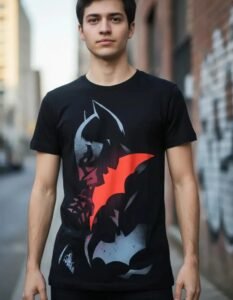 Playera Máscara De Látex Gotham Guardian Hombre