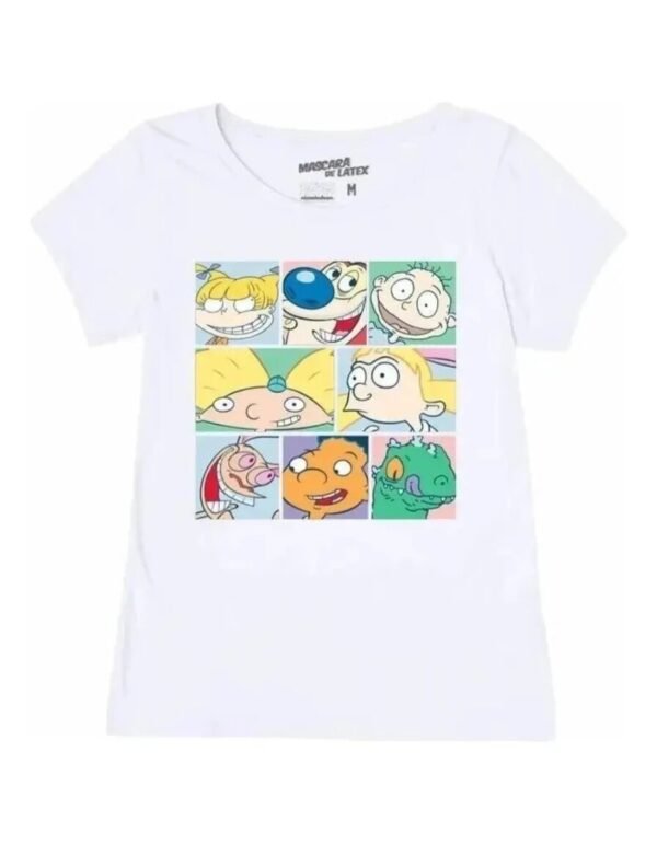 Playera Máscara De Látex Generation Nick Mujer Playera Máscara De Látex Generation Nick Mujer