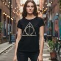 Playera Máscara De Látex Reliquías Mujer