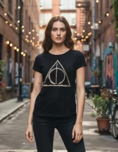 Playera Máscara De Látex Reliquías Mujer