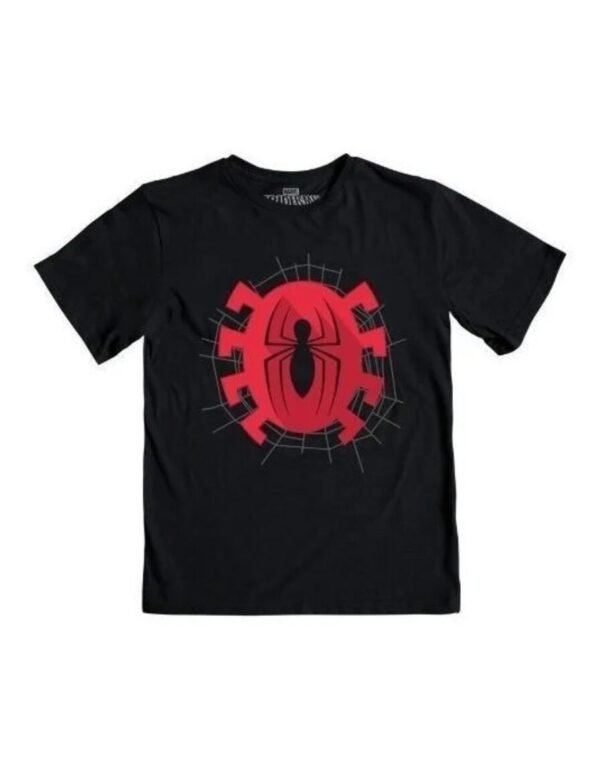 Playera Máscara De Látex Spidey Logo Niño Playera Máscara De Látex Spidey Logo Niño