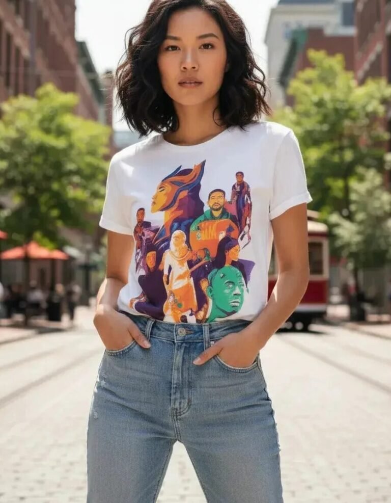 Playera Máscara De Látex Power Of Olympia Mujer