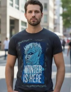 Playera Máscara De Látex Winter Is Here Hombre
