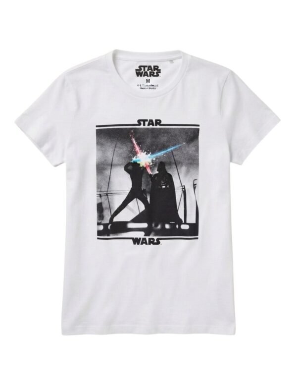 Playera Máscara De Látex Luke Vs. Vader Mujer
