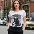 Playera Máscara De Látex Luke Vs. Vader Mujer