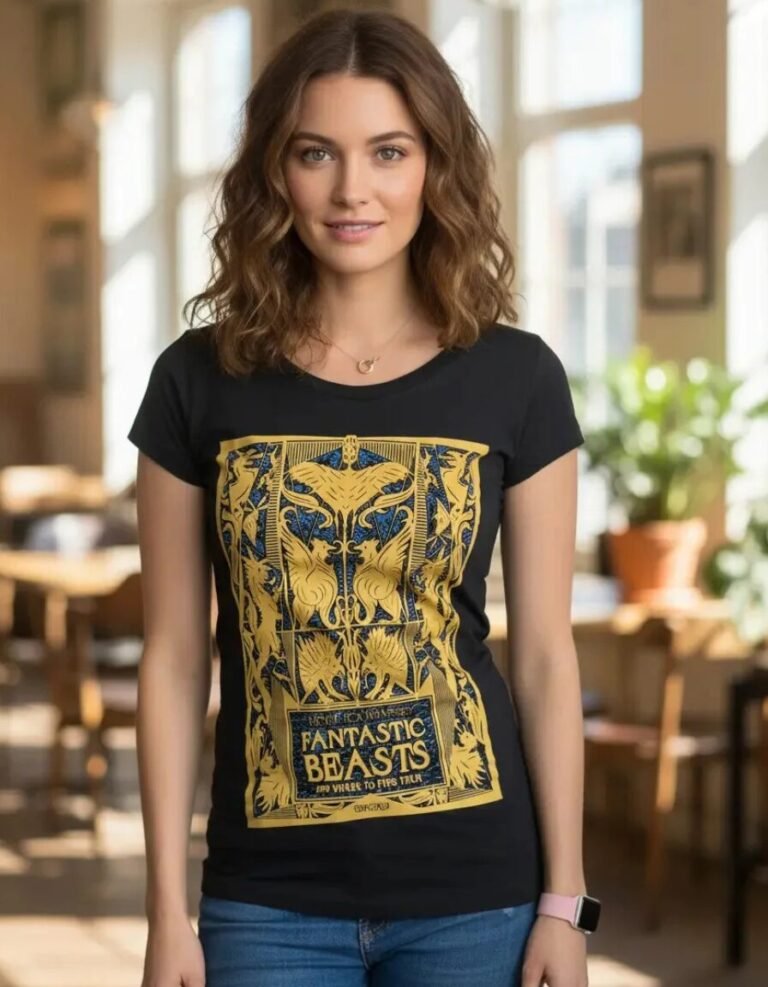 Playera Máscara De Látex Fantastic Beasts Mujer