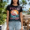 Playera Máscara De Látex Pink Extravagance Mujer