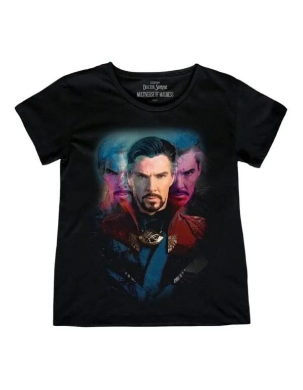 Playera Máscara De Látex Sorcerer Supreme Mujer Playera Máscara De Látex Sorcerer Supreme Mujer