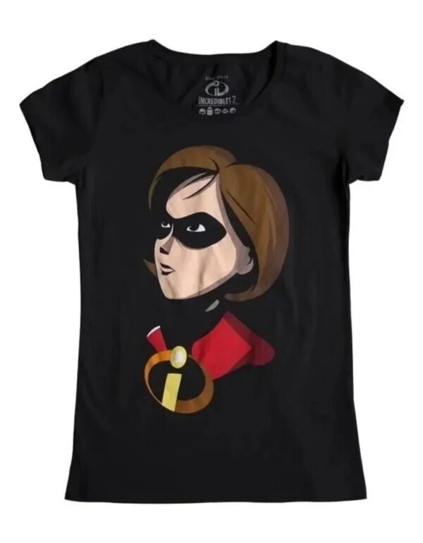 Playera Máscara De Látex Elastgirl Mujer