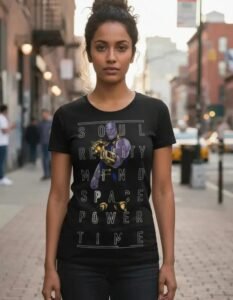 Playera Máscara De Látex Thanos Mujer