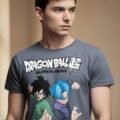 Playera Máscara De Látex Son Goten Y Trunks Hombre