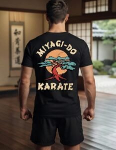 Playera Máscara De Látex Miyagi Lotus Hombre