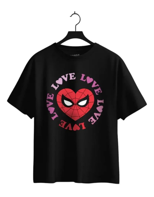 Playera Máscara De Látex Marvel Love Mujer