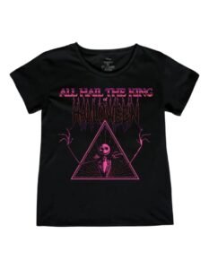Playera Máscara De Látex The King Of Halloween Mujer