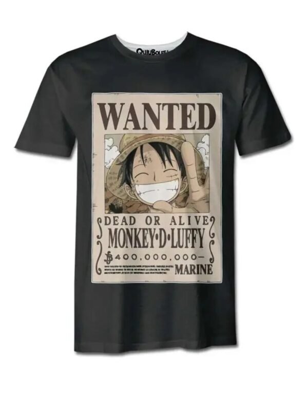 Playera Quiubolee One Piece Recompensa Luffy Hombre