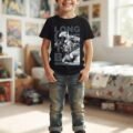 Playera Máscara De Látex Long Live The Bat Niño